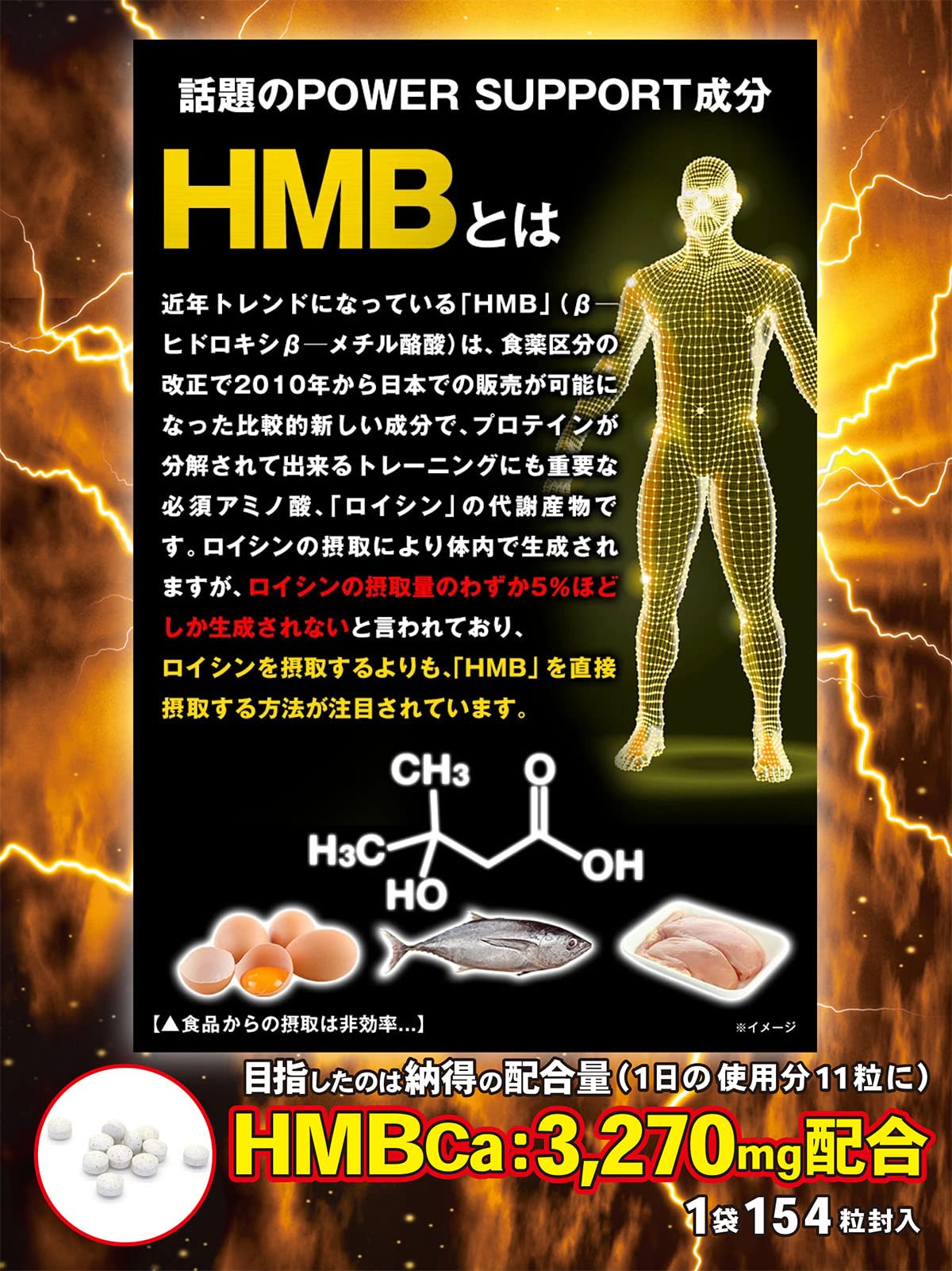 Amazon.co.jp: インフィニティ― HMBサプリメント 『HMB MEGA 3270』154